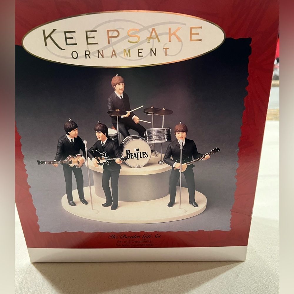 NIB Hallmark Keepsake Ornament "The Beatles Gift Set" Handcrafted dated 1994